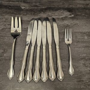 Vintage Oneida Mansfield Stainless Steel Flatware Pieces